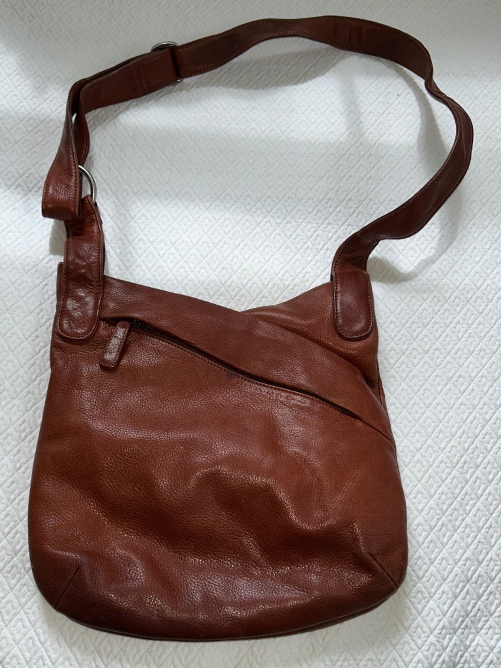 osgoode Marley rich brown leather cross body bag purse